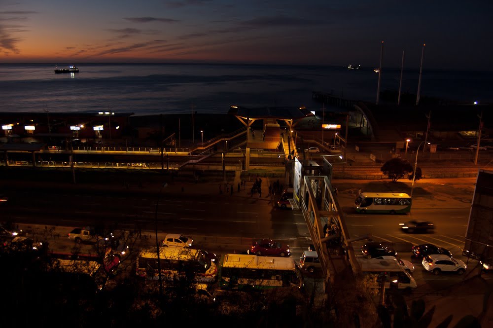 Portales at night by Øyvind Sætre