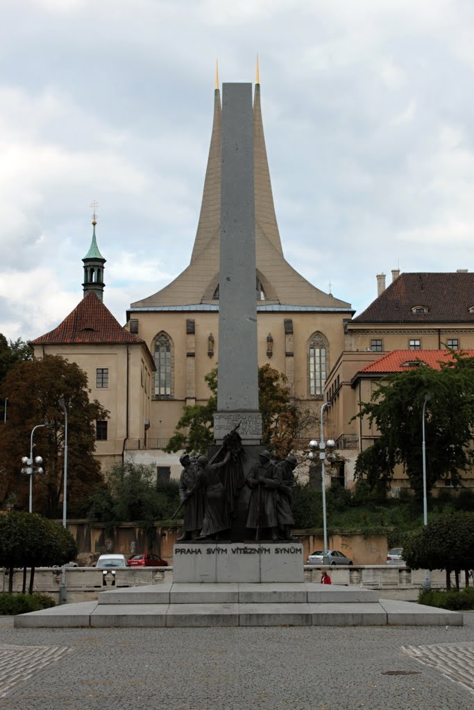 Memorial of Defenders of Prague WWII by Daniel Pechr