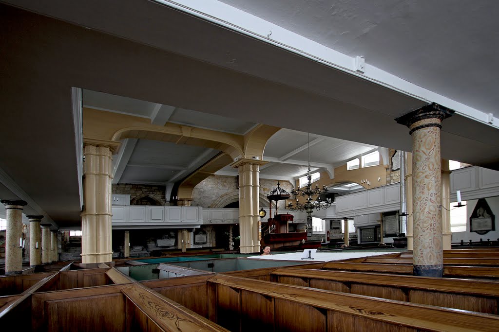 Interior of The Church of St Mary by John Adamson