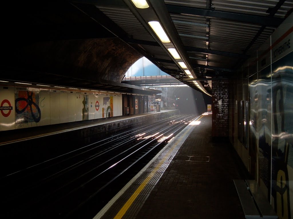 Rotherhithe Station April 2005 by adamalika