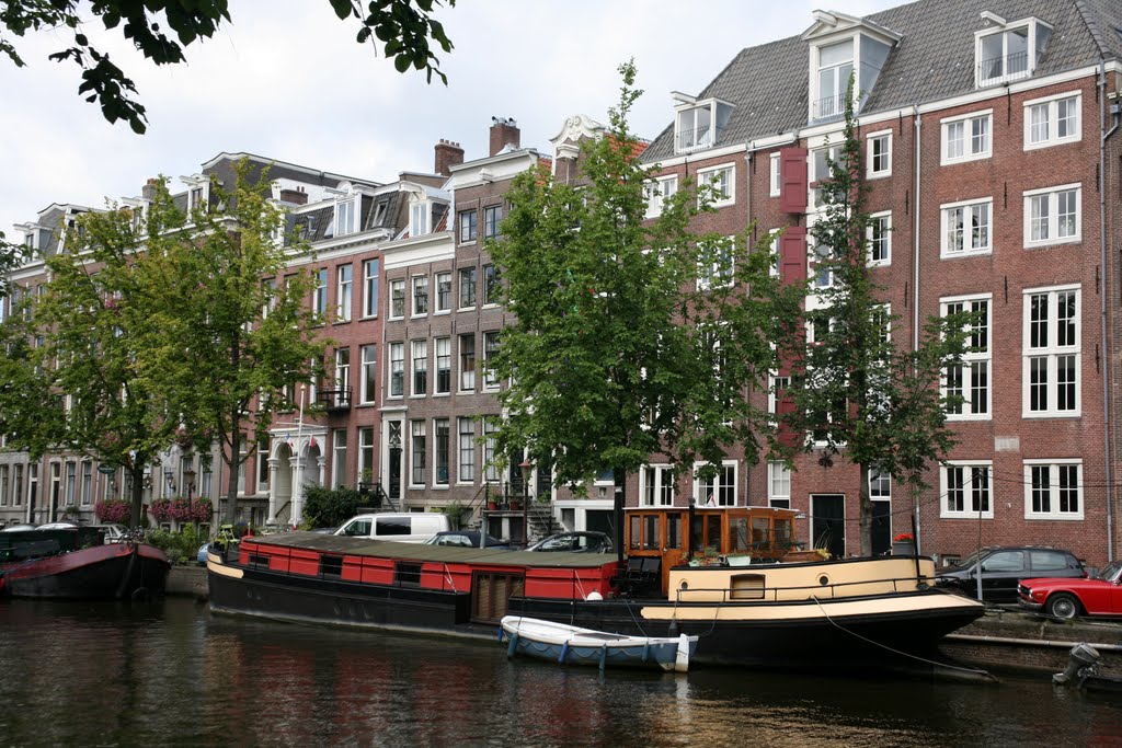 Prinsengracht, Amsterdam, Noord-Holland, Nederland by Hans Sterkendries