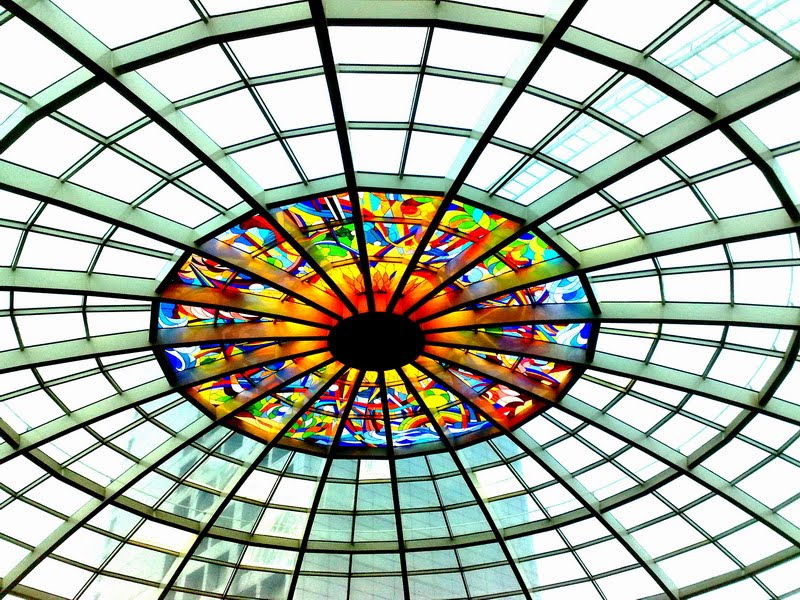 Roof of Bashundhara city Shopping complex (inside view) by Dr.N.H.Sarja