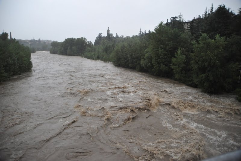 Fiume Brembo in piena 18/09/2010 by MeteoAlmennoSS