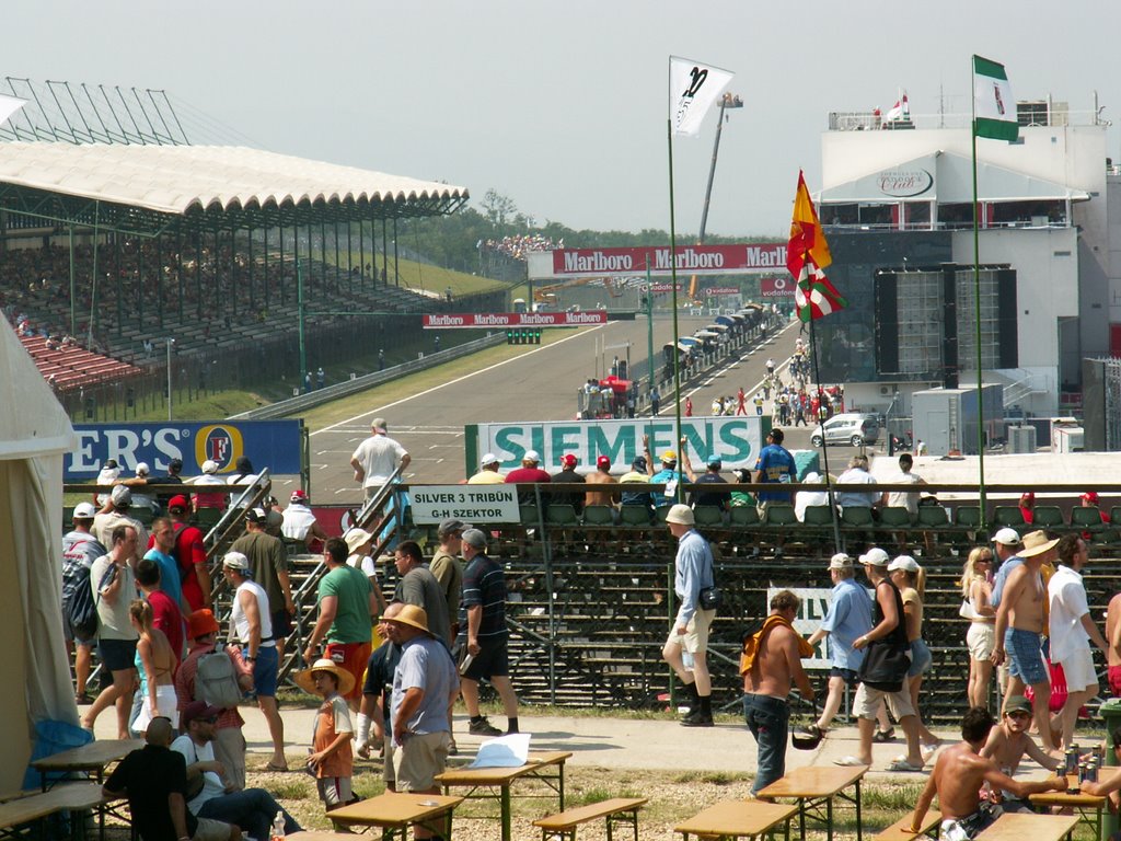 Hungaroring F1 2005, pit lane by Szabolcs Rana