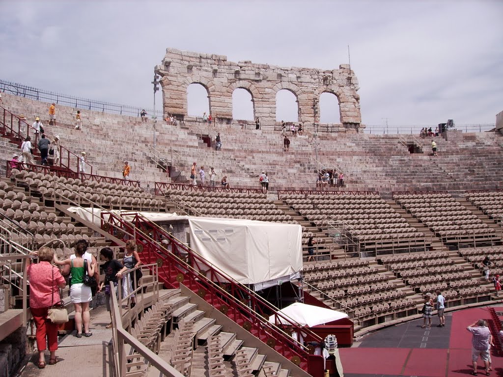 Roman Ampitheatre, Verona, Italy by Ruth Craine