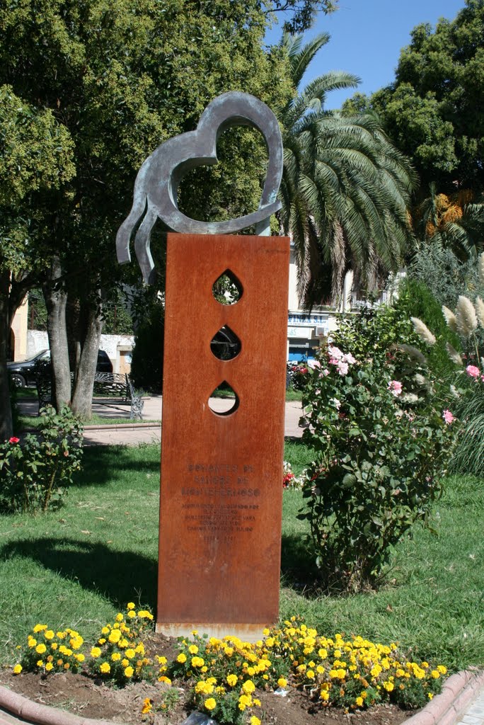 Monumento donantes ,Montehermoso. by La Luna de Aceituna