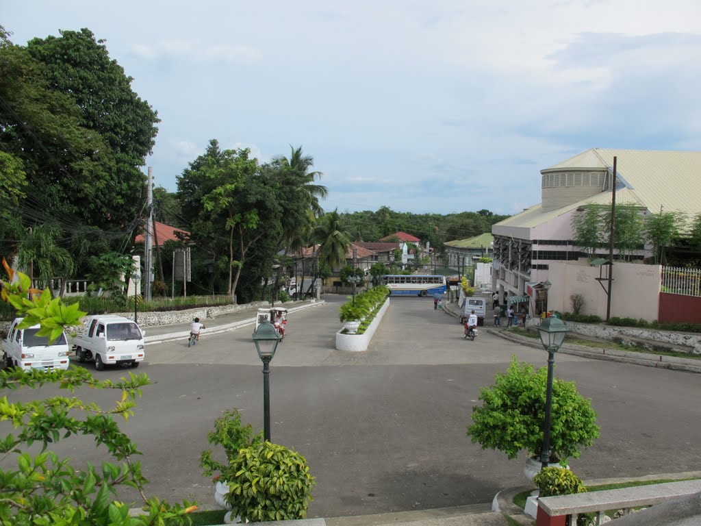 Entrance plaza Carcar Church by Linus Aldovino