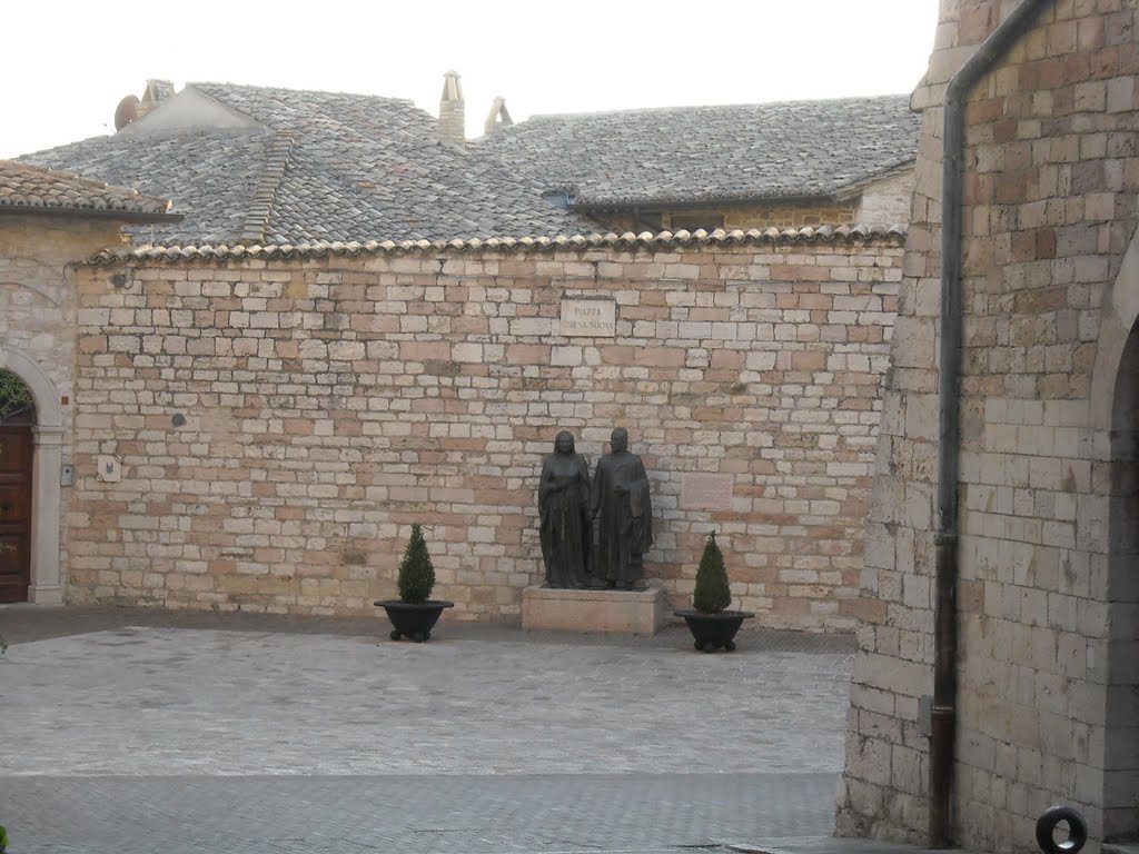 Piazza Chiesa Nuova, Assisi (PG) by Rosanna Clemeno