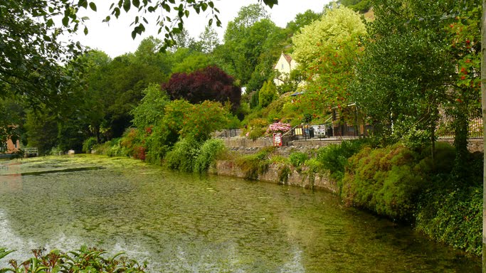 Pond, Cheddar Gorge, England by bobbiew