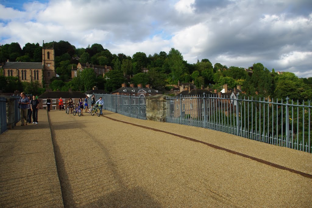 3/13" : The World Heritage site of Ironbridge Gorge covers an area of 5.5 km2 (550 ha) and is located in Telford, Shropshire, about 50 miles northwest of Birmingham. The Industrial Revolution has its origins in the eighteenth century in the Ironbridge Gorge before spreading to the rest of the world, bringing with it some of the most significant changes in human history. by ☮Ronan 60 countries☮