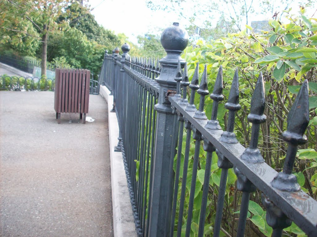 Iron Fence on West Side of Parliament Hill by mdmayes