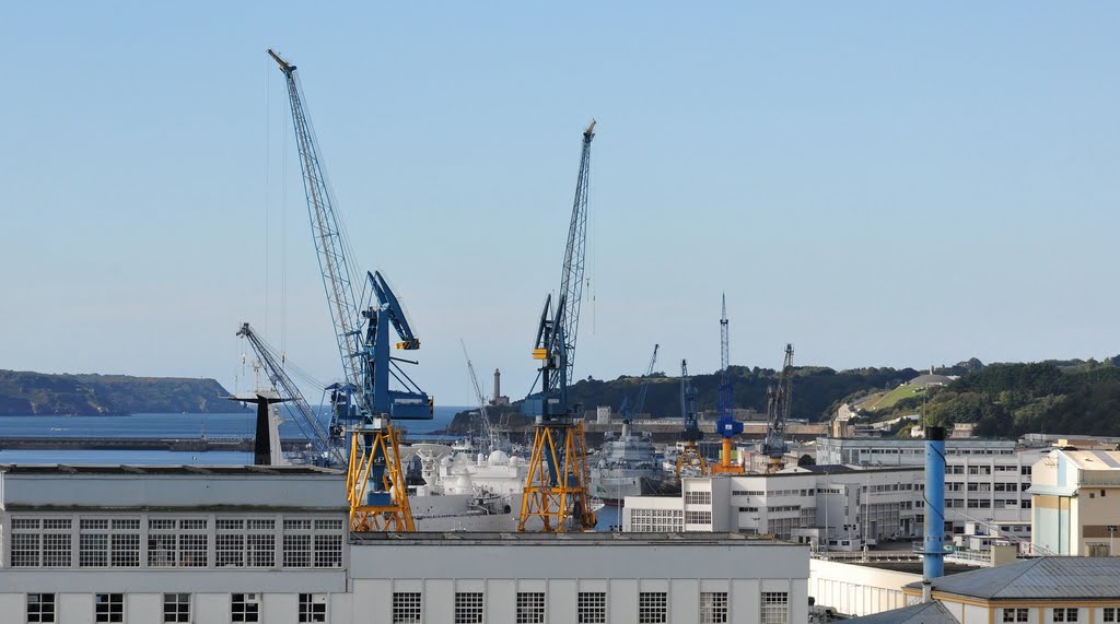 Arsenal from Chateau de Brest by BritPlom