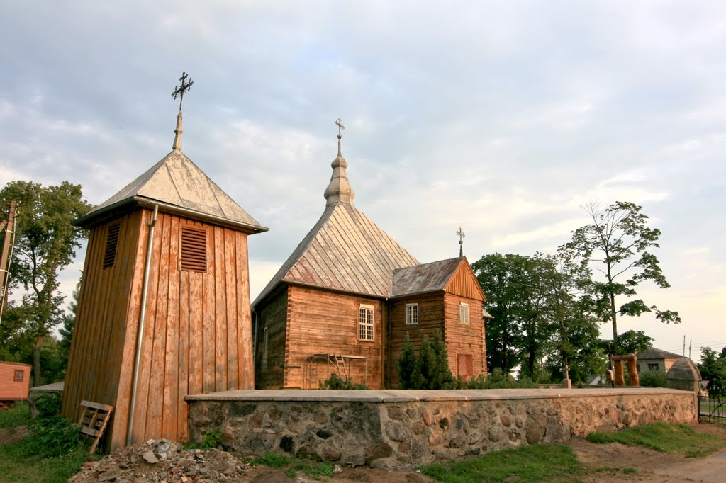 Degučiai St. Vincent Ferrero Church (1757, rare triangular plan) by Egidijus