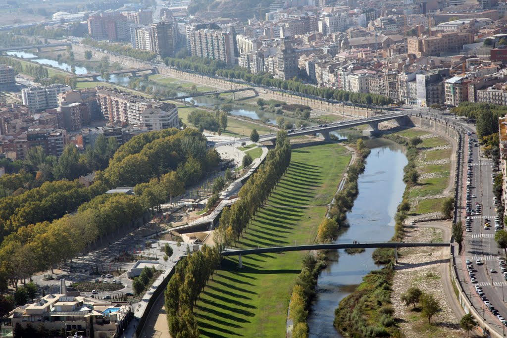 Ponts de Lleida sobre el riu Segre by Ajuntament de Lleida