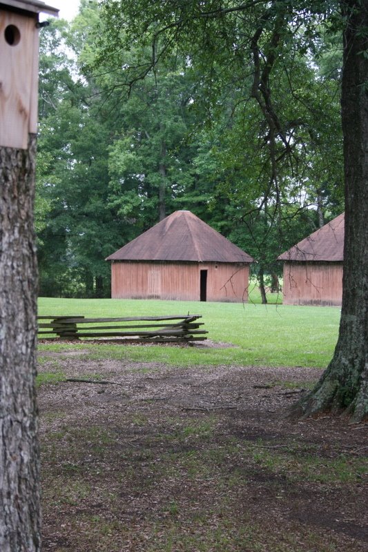 Replica of a Indian Village at Moundville Archaeological Park. 7/6/2007 by Tim Carr