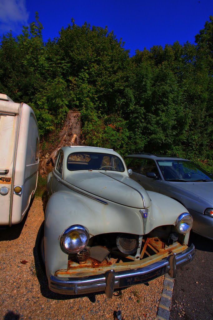 Blast from the past. Old cars Hauenstein, Switzerland by tom waugh