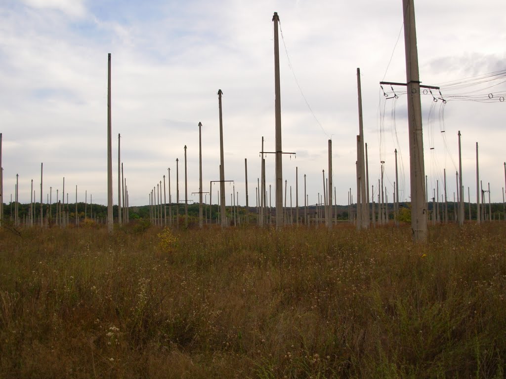 Остатки нагревного стенда декаметрового диапазона (1). The rests of heating stand of a decametric waves (1). by Val_Shcholokov