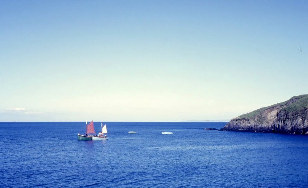 Lundy: m.v. “Lundy Gannet” at the anchorage by Andrew-k