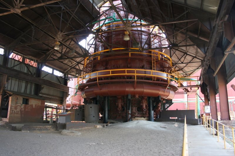 Base of Furnace #1. Sloss Furnaces National Historic Landmark. 8/11/2007 by Tim Carr