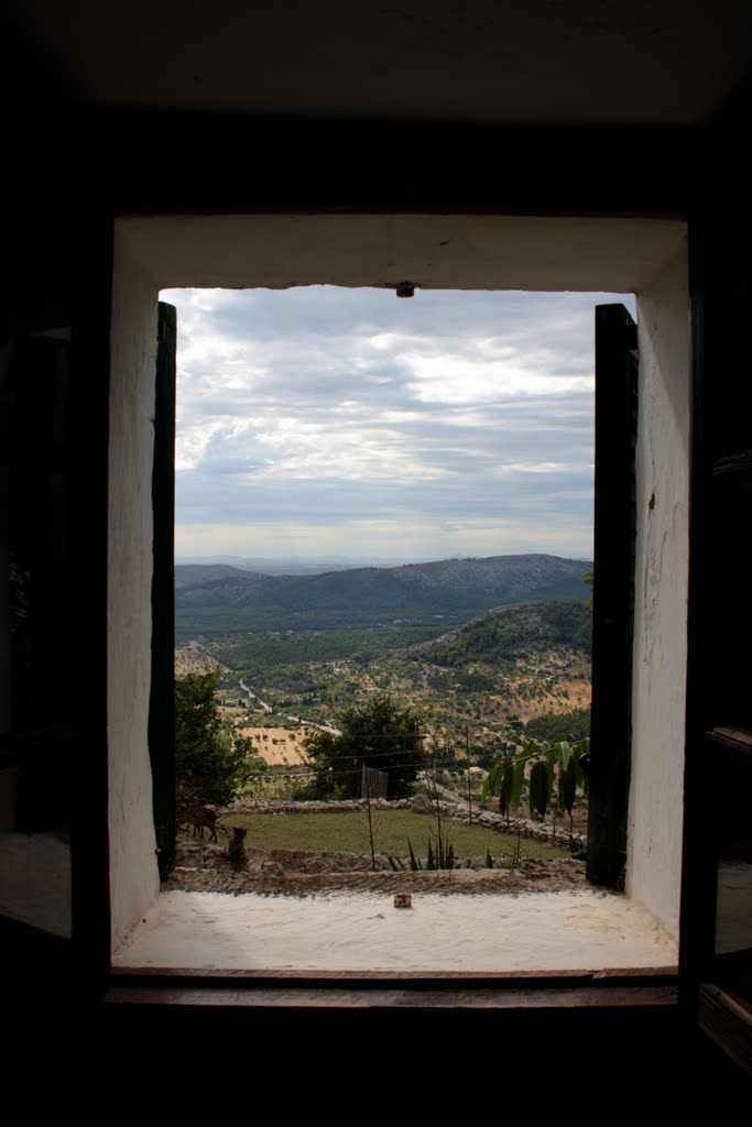 Looking South from Puig de Maria, Pollenca by Azzy