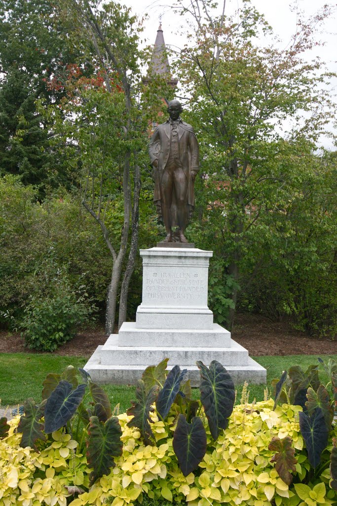 Ira Allen statue by Will Ziegler