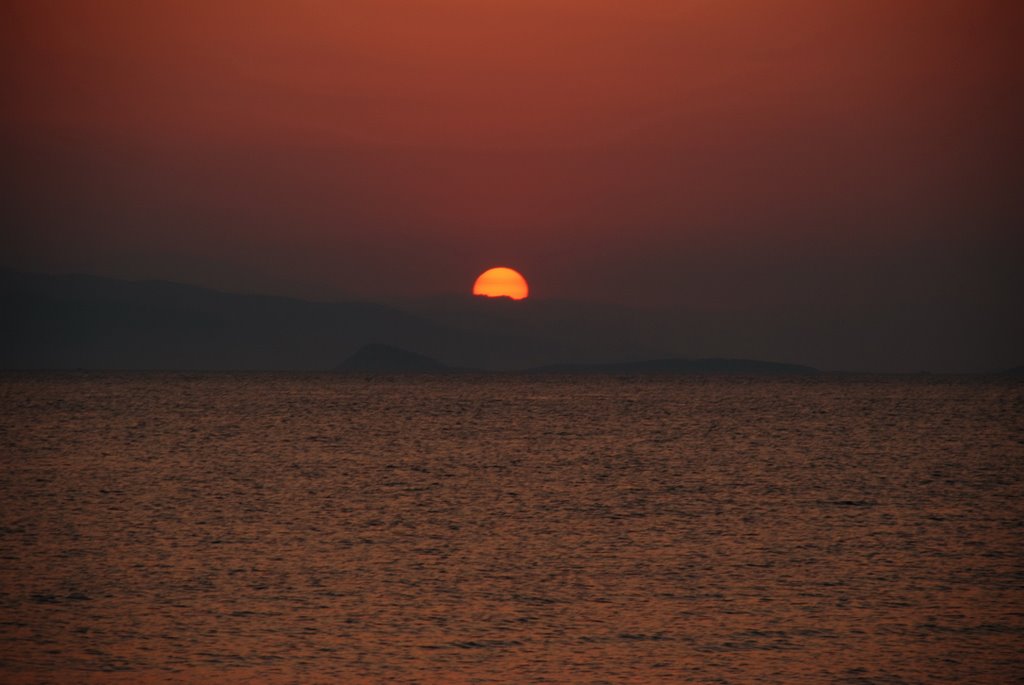 Sunrise view from aegina by nicksg