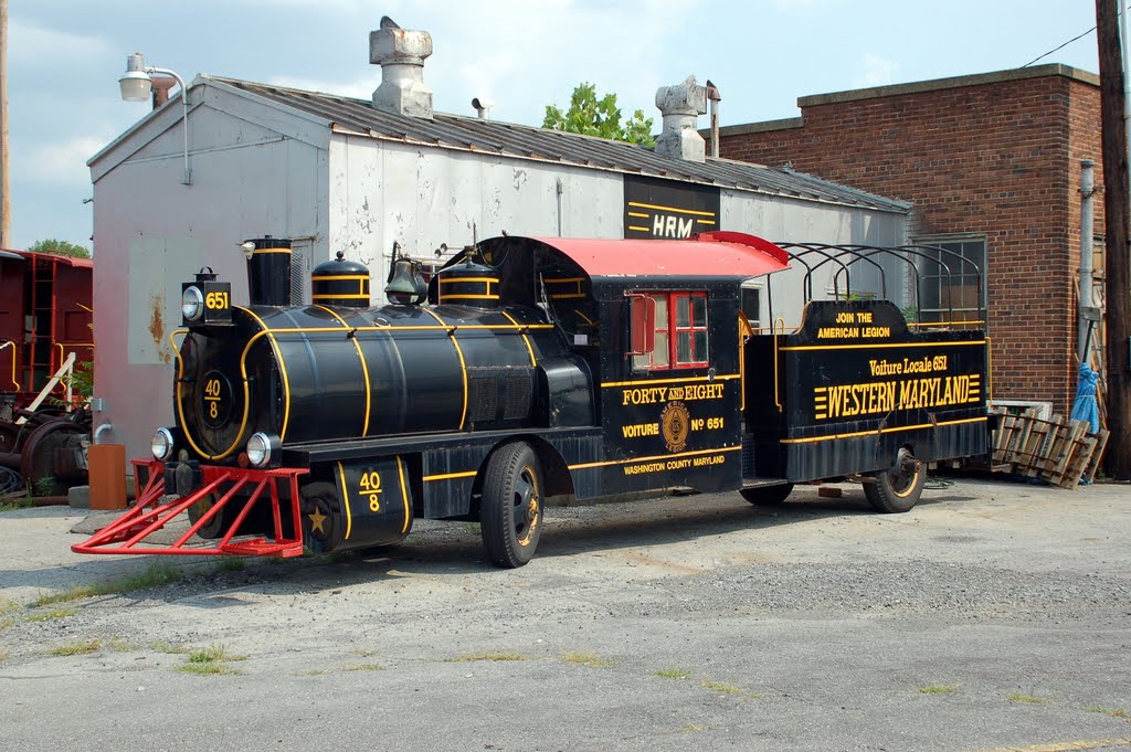 A Different Kind of Locomotive at Hagerstown, MD by Scotch Canadian