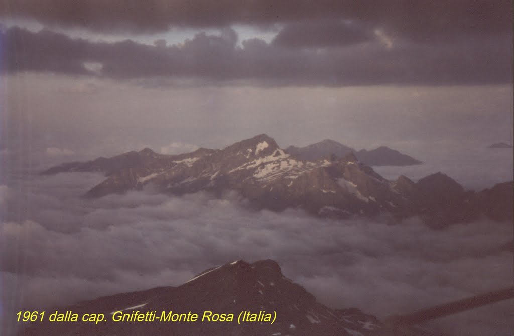 1961 dalla capanna Gnifetti - Monte Rosa (Italia) by Carlo Contessa