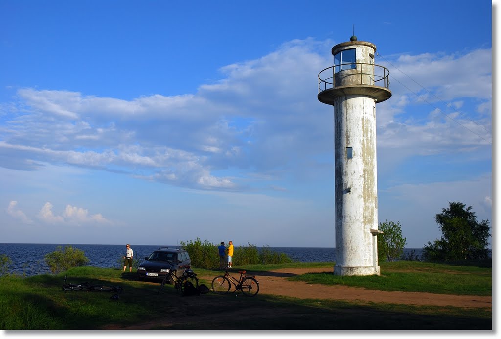 Lighthouse in Nina village, Estonia by Jurgis Karnavicius