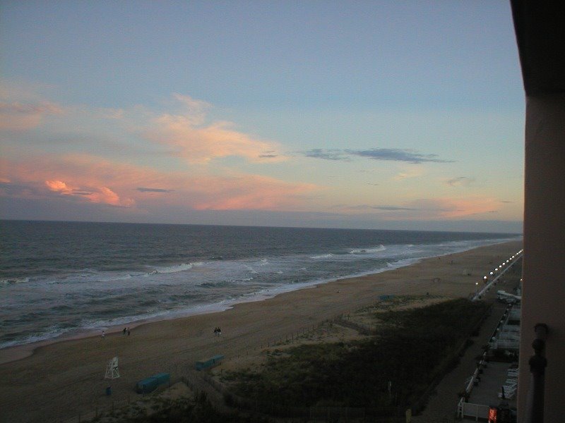 View S. from balcony, Dunes Manor Hotel by MarkJWalter