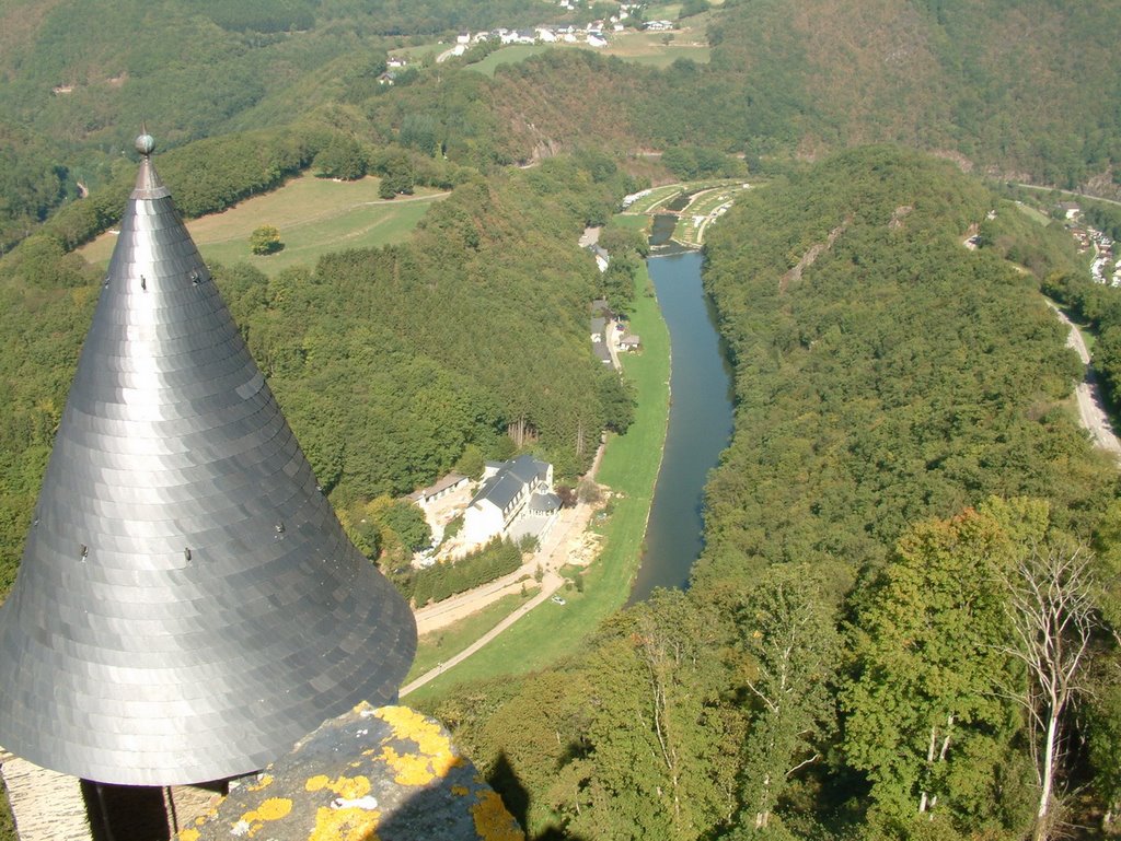 View from Bourscheid castle by Dick Korevaar