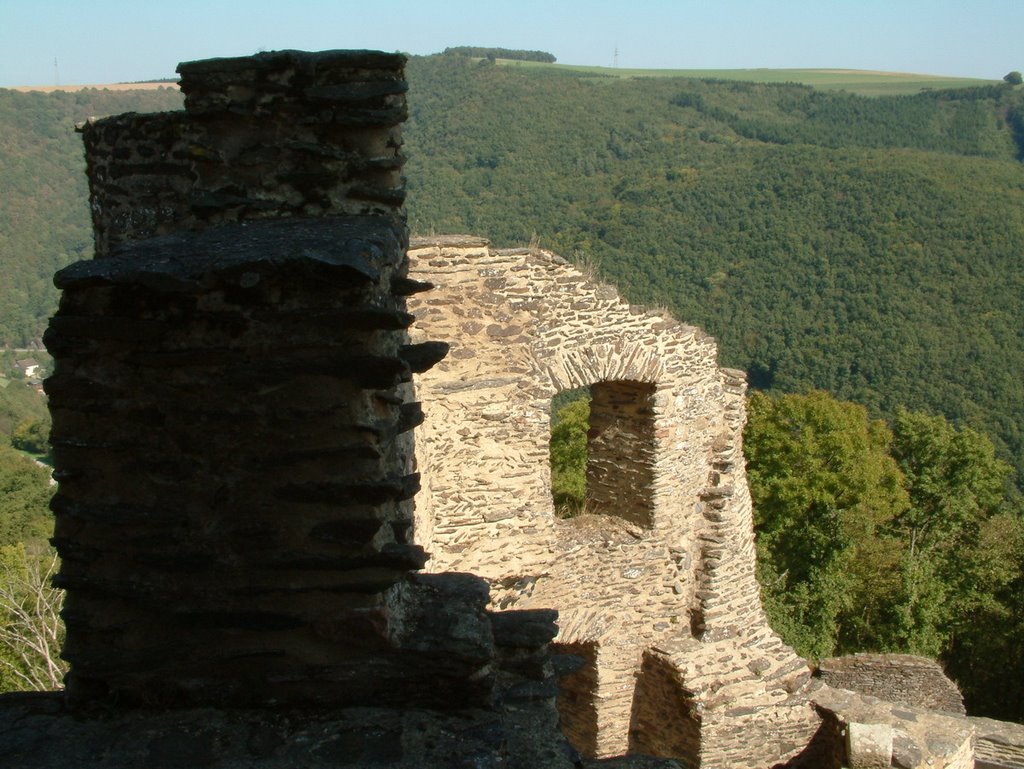 Bourscheid castle by Dick Korevaar