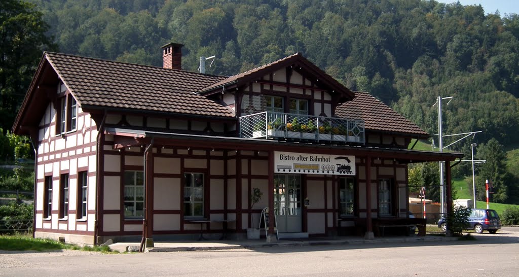 Eingangsseite: Bistro "Alter Bahnhof", Lichtensteig by LydiaHaabKrummenauCH