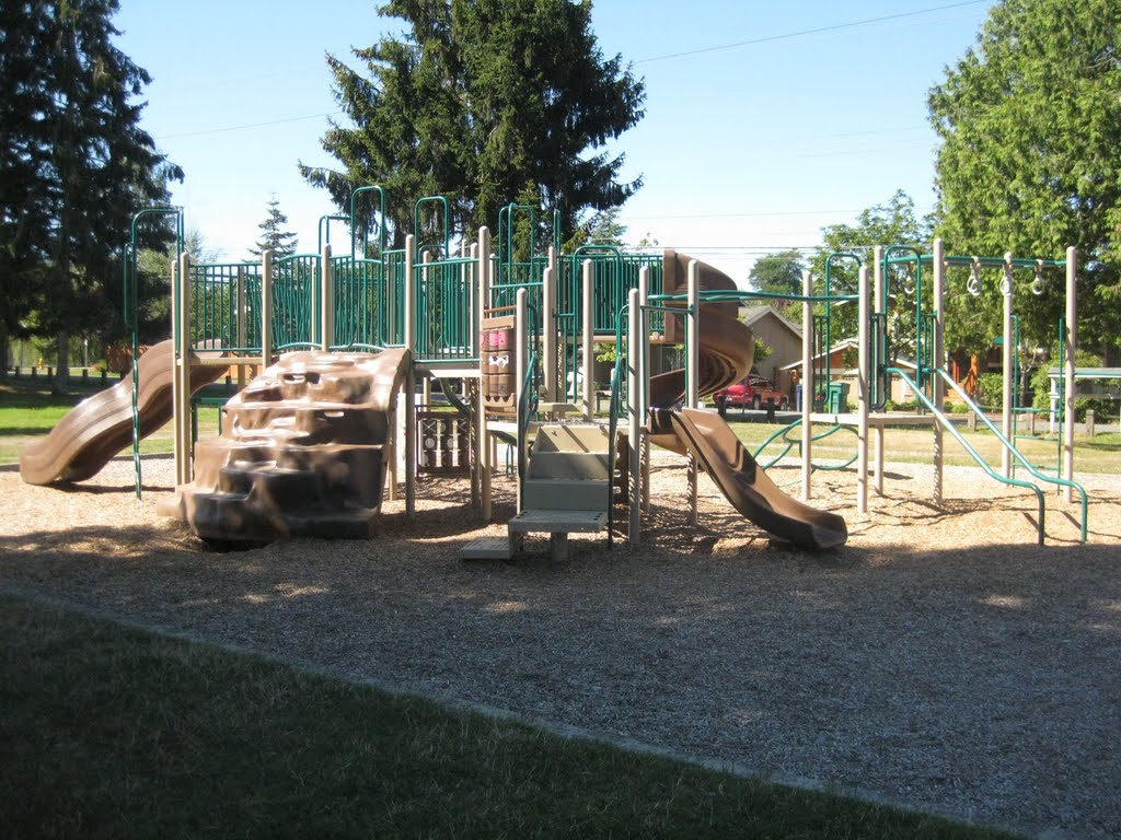 Playset at Crestwoods Park Kirkland Washington by philleng