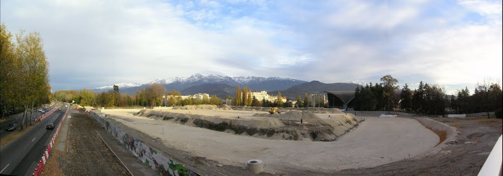 Stade des Alpes "au début" by Ripouteau Pascal