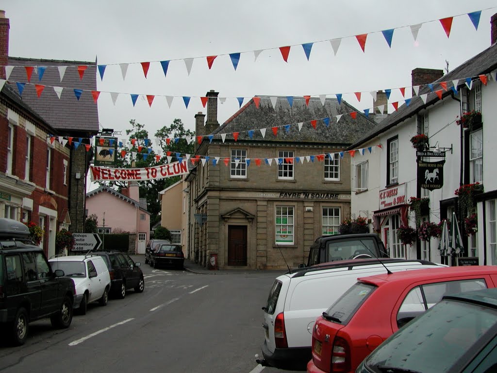 Clun village centre by maconmac