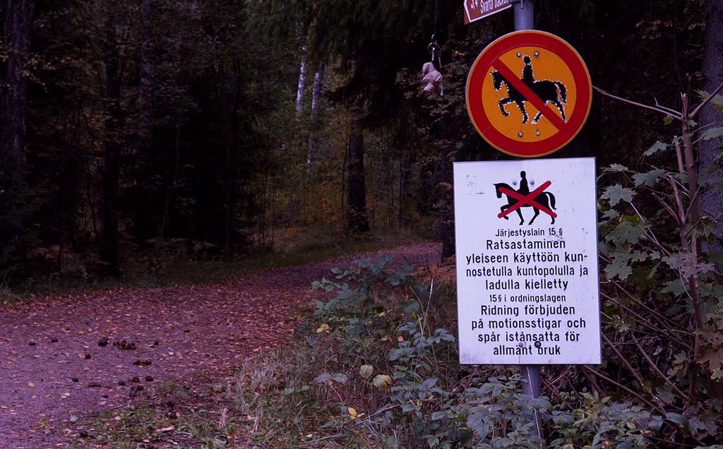 Do not ride. by Ilkka T. Korhonen