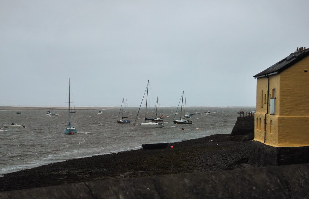 Aberdovey Cold and Windy Day by Russ Hamer