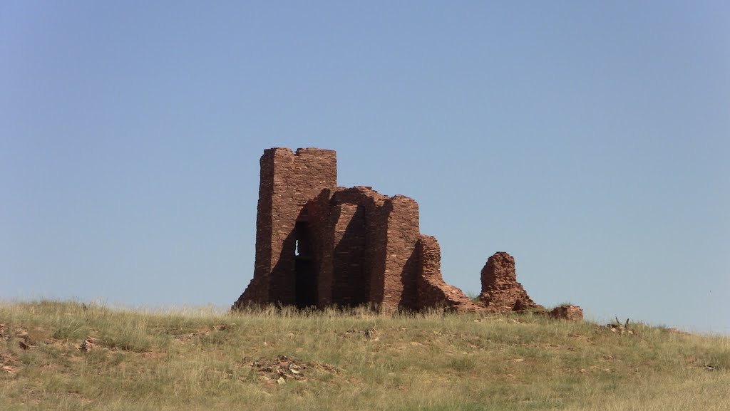 Abo Ruins From a Distance by Richard K. Asbury