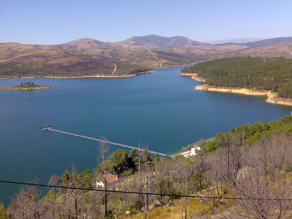 Barragem de Stª Luzia depois dos fogos by Rui Mendez