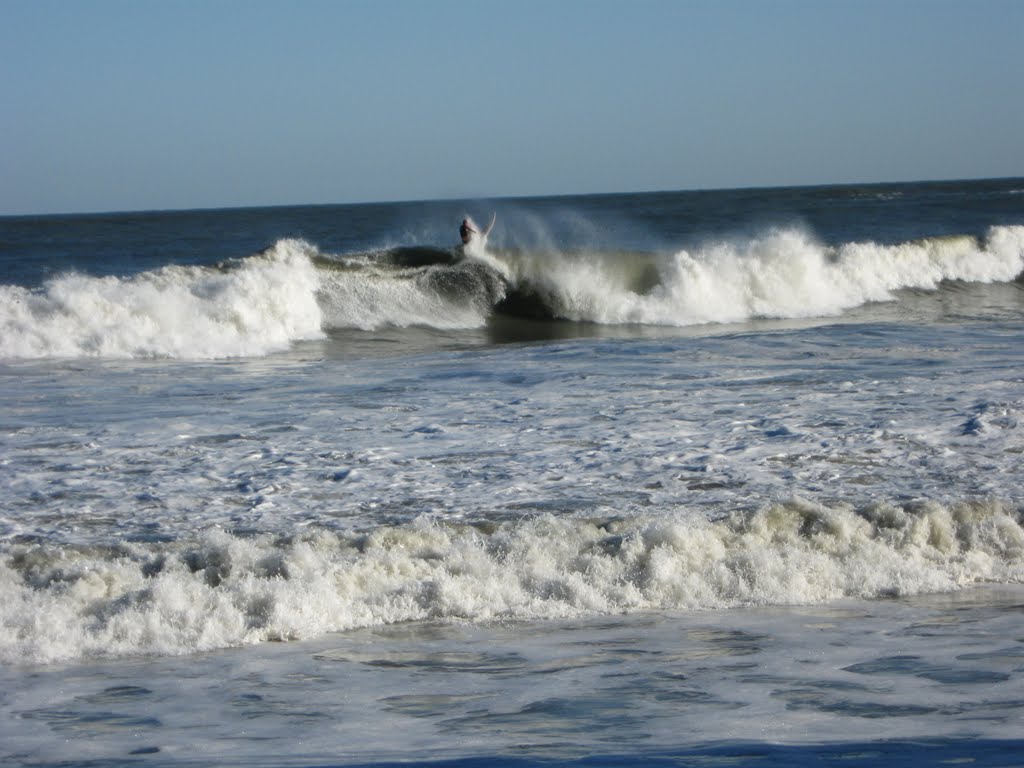 Surfing with Hurricane Igor by Jim Fay