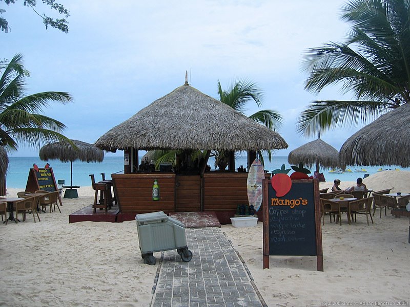 Mango's Beach Bar, Eagle Beach, Aruba by Adrian Bengtson