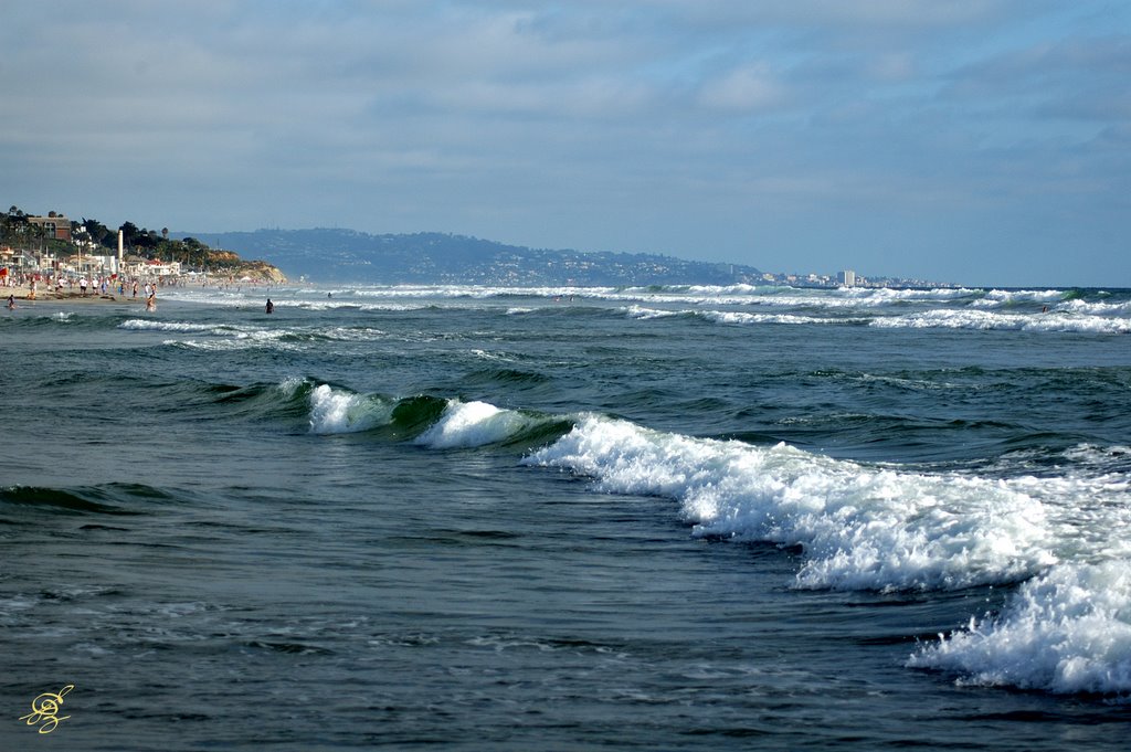 Del Mar Beach by egzgallery