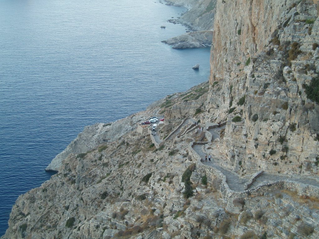 The path to monastery by Thanos Pantazis