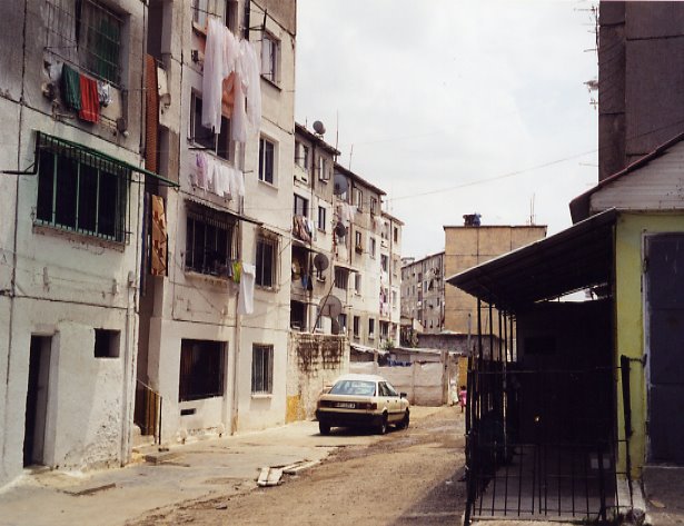 A socialist-era microdistrict under 'spontaneous intensification', Tirana, Albania by michgent