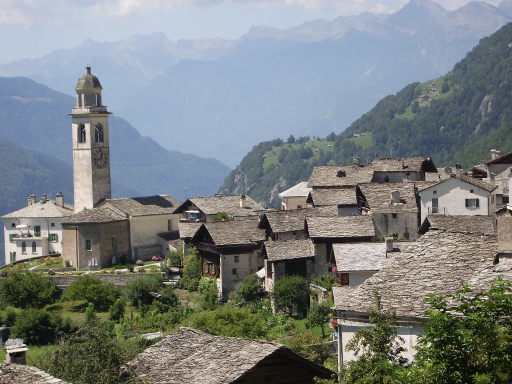 Soglio mit Palazzo Salis by peter12175