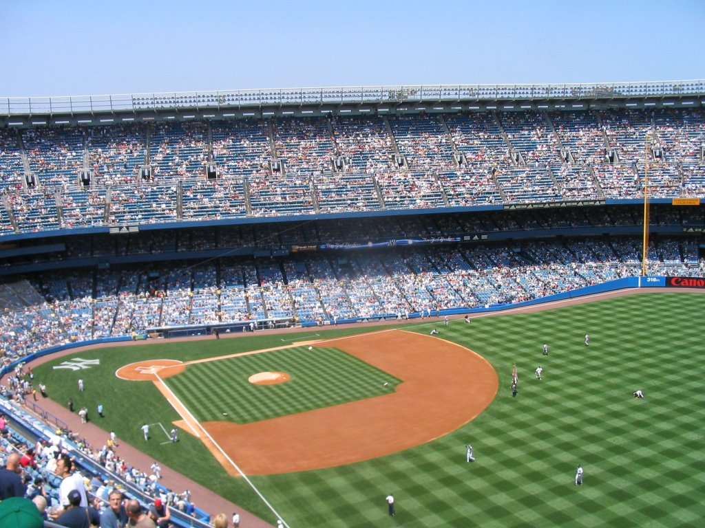 Yankee Stadium on July 4th, 2005 by Iain Durk