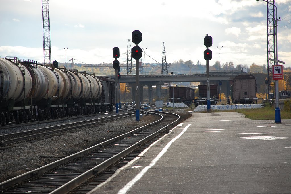 Railway station. Ukhta. Komy by Kiyanovsky Dmitry