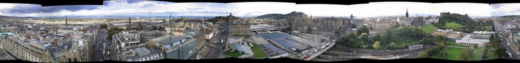 Scott monument top 360 degrees by Poor_John