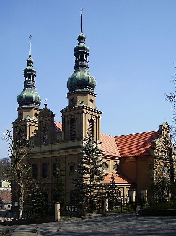 Ujście - The Saint Nicholas' Church.The neo-baroque church was built in the years 1905-1906 and is the fourth church in Ujscie.The first written mention on the existence of the parish church in Ujscie dates back to the times of Boleslaw Wrymouth (the 12th century) by tedesse